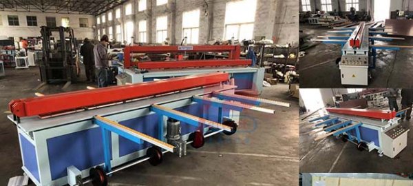 Plastic sheet circle welding machine shipped to Vietnam