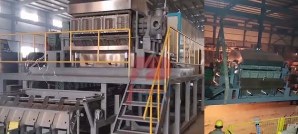 Automatic egg box tray production line shipped to Philippine
