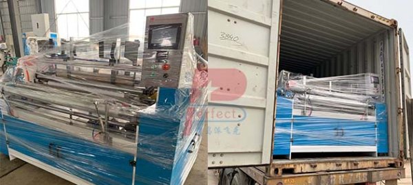 PLC control neck paper making machine shipped to Iran