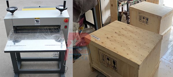 Paper sheet cardboard small die cutting machine shipped to Africa