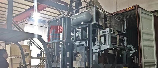 Industrial paper pulp egg filler flat tray making machine popular in Vietnam
