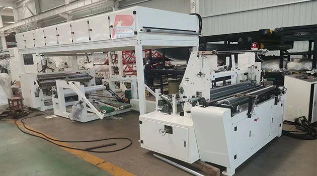 Neck paper machine