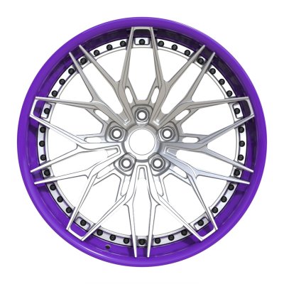 Luxury 2pcs racing car forged wheels