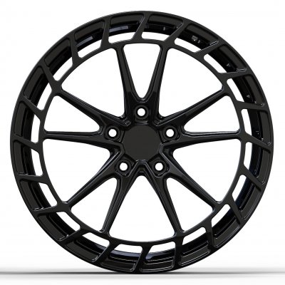 Lamborghini murcielago19x8.5 20x12.5 full black custom forged wheels