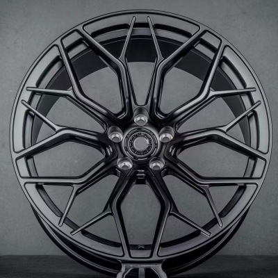Lamborghini customized 19" 20" 21" 22" 23" inch piano black forged wheels (1)