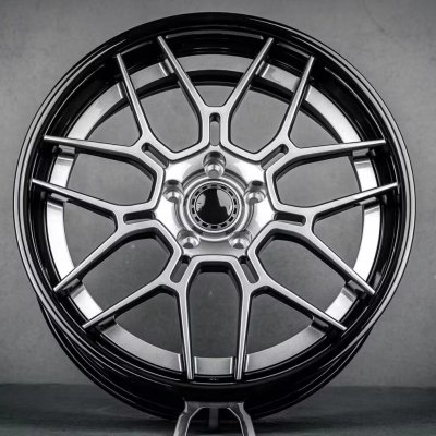 China BYD black 2 pieces car forged car wheels