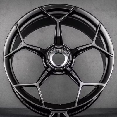 Lamborghini monoblock custom made with center lock 18" 19" 20" 21" 22" 23" 24" inch wheels