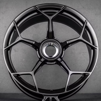 Lamborghini monoblock custom made with center lock 18" 19" 20" 21" 22" 23" 24" inch wheels (1)