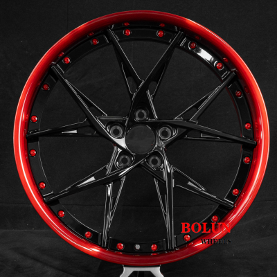 6061-T6 aluminum ford mustang 20*9.5 20*11.5 two piece forged car wheels (1)