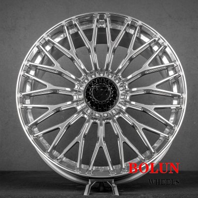 Audi 16 17 18 19 20 21 22 23 24 inch plished audi car wheels with lamborgini caps