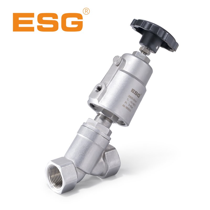 100 Series Pneumatic Angle Seat Valve-858