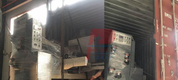 Spain client purchased small box printer slotter finished shipment !