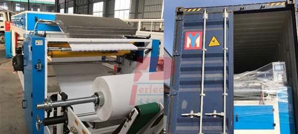 2019 new designed neck paper making machine finished shipment