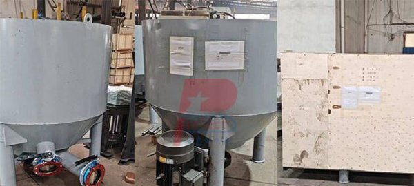3 Cube meters paper pulp making hydrapulper machine shipped to Middle East
