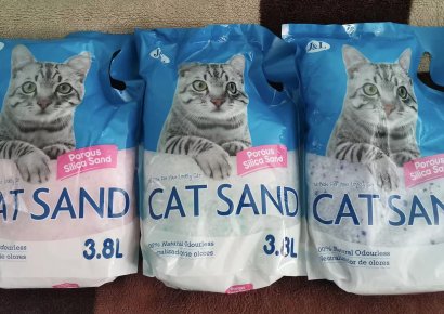 various flavor selection silica crystal cat sand 