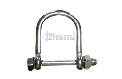 S.SH12 Wide D Shackle with Bolt & Nut Pin