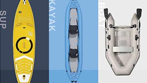 SUP, Kayak & Inflatable Boat 
