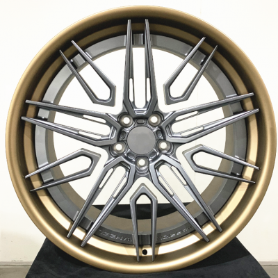custom 2 pieces car forged wheels, forged car rims (1)