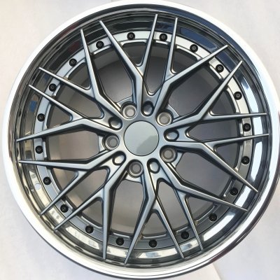 Corvette 2 pieces 18 19 20 21 22 23 24 inch forged wheels