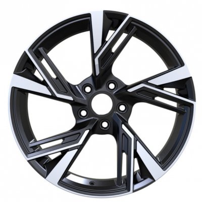 Audi black machined face 18 19 20 21 22 inch cast alloy wheels