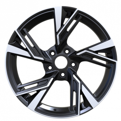 Audi black machined face 18 19 20 21 22 inch cast alloy wheels (1)