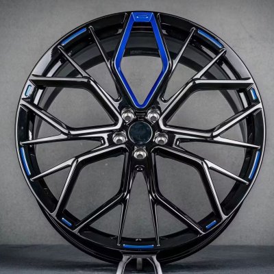 Zeeker wheels 18 19 20 21 22 23 24 inch customized light weight gloss black wheels 