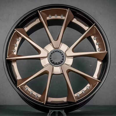 Aston Martin customized 2 pieces aluminum forged car wheels rims (1)