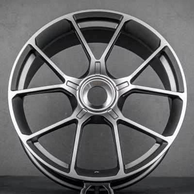 Porsche center lock Gunmetal Aluminum custmized 18" 19" 20" 21" 22" 23" 24" forged car wheels