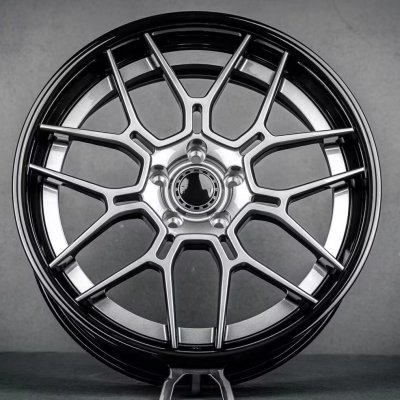 China BYD black 2 pieces car forged car wheels 