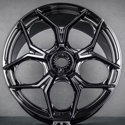 Gloss black lamborghini 18" 19" 20" 21" 22" 23" 24" inch wheels custom car wheels