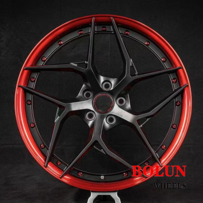 Customized 18 19 20 21 23 inch corvette two pieces wheels (1)