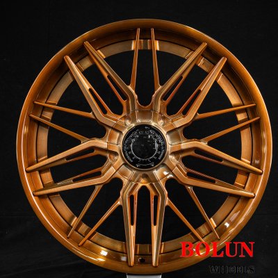 China wheels manufacturer 20*8.5 21*11.5 brushed bronze Porsche 911 forged car wheels