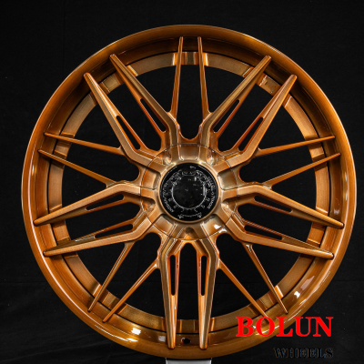 China wheels manufacturer 20*8.5 21*11.5 brushed bronze Porsche 911 forged car wheels (1)