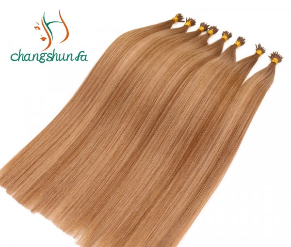 Nano Ring Hair Extensions Flexible F-Tip Black Straight 24