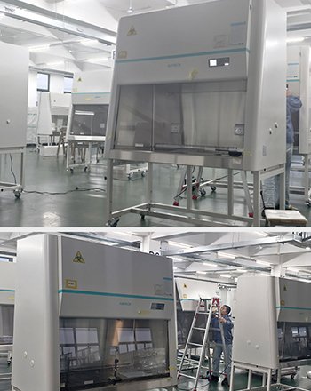 Twelve BSC-1306IIA2 Biosafety Cabinets Successfully Completed Testing and Shipped to India
